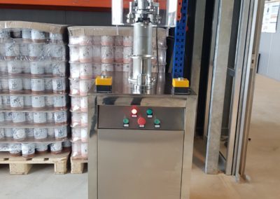 MEM SAS-V1 sluitmachine, felsmachine, bussensluiten,